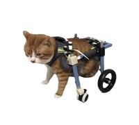Dog & Cat Wheelchair4Wheel & 2Wheel Recovery Cart for Disabled PetsEasy AssemblyComfortable Design for Small Dogs & Cats with Mobility Issues