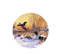 Dog Catching Pheasant Car Air Fresheners Cards 6 Pcs-Hanging Car Fragrance/Funny Car Interior Accessories Decor