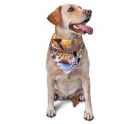 Dog Catching Pheasant PrintedDog Bandanas Cat Puppy Scarfs Washable Pet Handkerchief