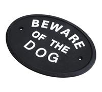 Dog Caution Sign Weatherproof and Long Lasting Garden Warning Sign Decorative Warning for Private Property Protection Private Property