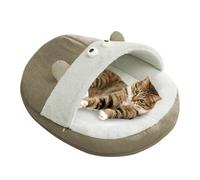Dog Cave Bed | Cozy Cat Bed,Slipper Design Warm Nesting For Indoor Outdoor Crate, Senior Pets Puppies Kittens Anxious Pets