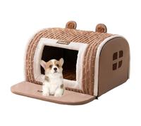 Dog Cave Bed,Machine Washable Burrow - Cat Warmth Burrow Kennel | for Small Medium Cat Dog Kitten Puppy Pet Resting Indoor Winter Homeowners Apartment Dwellers