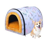 Dog Cave Bed, Pet Tent Bed - Dog and Cat House for Indoor Use, Waterproof, Warm Cat House with Non-Slip Base, Shelter for Stray Cats