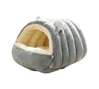 Dog Cave Bed Soft Warm Covered Zippered Dome House