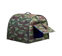 Dog Cave - Warm Cat House | Washable Cat Shelter, Insulated Camouflage Bed, Waterproof Comfortable Dog Retreat, Soft Canine Shelter, Breathable Sleep for Kittens Puppies Outdoor Backyard Patio La