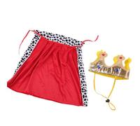 Dog Celebration Costume Set with King Crown and Adjustable, M | Tie-on, Royal Outfit for Birthday Photos and Dress-Up Play for Holiday Party Themes with Tie Detail