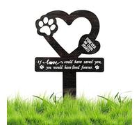 Dog Cemetery Memorial Marker - Pet Memorial Graves Stake | Sympathy Garden Plaques For Pet Loss, Dog Claw Memorial Decor For Yard, Outdoor Grave Decorations For Pets, Pet Grave Marker For Garden
