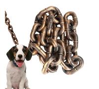 DOG CHAIN - MEDIUM - SIZED DOGS LAISSES | Flexible handle for tough dogs, large and medium pets left on metal chains keeps fractures Made of anti-rust PVC material and carefully treated with a special