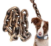 DOG CHAIN - MEDIUM - SIZED DOGS LAISSES | Flexible handle for tough dogs, large and medium pets left on metal chains keeps fractures Made of anti-rust PVC material and carefully treated with a special