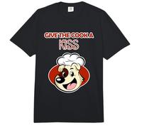 Dog Chef Shirt - Give The Cook a Kiss Comfort Colors Adult Heavyweight T-Shirt