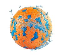 Dog Chew Ball - Floating Squeaky Fetch Toy, Tough Interactive, Promoting Friction Training | Durable Indestructible Play Accessory For Aggressive Chewers Large Small Dogs Outdoor Indoor Fun Exercise