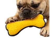 Dog Chew Bone - Squeaky & Tough Interactive Pet Supplies - Canine Chew Toys | Stocking Stuffer Birthday Outdoor Indoor Large Medium Breeds