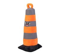 Dog Chew Plush Toy - Interactive Traffic Cone Toy For Puppies, Indoor Play Companion | Small Medium Large Breed Advantage, Entertainment Engagement Application, Boredom Relieving Function, Soft Durabl