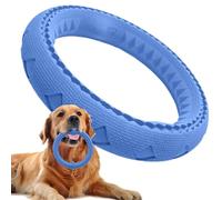 Dog Chew Rings - Soft Rubber Toy | Durable Bite Resistant Dog Ring for Chewing, Chasing and Training, Interactive Pet Toy