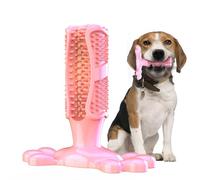 Dog Chew Toothbrush Teeth Stick Cleaning Toys Pet Dental Oral Care Natural Rubber Bite for Breath Gum Massage with Bristles Dogs