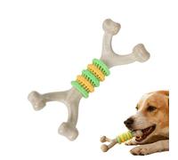Dog Chew Toy - 18 x 9 x 3 cm, Small Soft Rubber Bone, Durable Interactive Toy, Enrichment Puppy | Fun Pet Toy for Bite, Throw, Fetch,