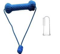 Dog Chew Toy, Adjustable Rubber Teeth Cleaning Dog Chews for Small Medium Large Dogs B