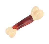 Dog Chew Toy,Beef Flavor Molar Bones Dog Chew Toy Beef Flavor Toothbrush Clean Teeth for Breed Dogs Supports Mental Stimulation Aggressive Chewers Chew Pet Teething Long Lasting (15.5cm)