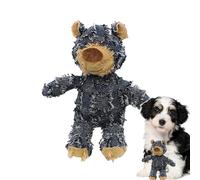 Dog Chew Toy | Durable Plush Toy | Interactive Animal Toys With Squeaker | Soft Bear Companion With Reinforced Stitching For Puppies, Medium Or Big Pets, Great For Biting, Tugging, And Indoor Play