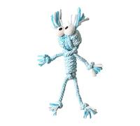 Dog Chew Toy - Indestructible Teeth Cleaning Rope Toy | Durable Chewing Pet for Bored Animals Small Medium Dogs, Living Room Balcony Yard Garden Camping Training Outdoor Indoor Play Strong Tug Act