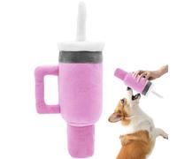 Dog Chew Toy - Interactive Plush Chew Toy for Puppy Teething | Durable Soft Squeaky Toy, Pet Toothbrush for I