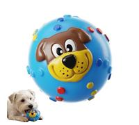 Dog Chew Toy Interactive Squeaky Bouncy Balls | Puppy Teeth Chew Toy for Small Medium Breed Indoor Outdoor Home Park Beach Lawn Garden Backyard