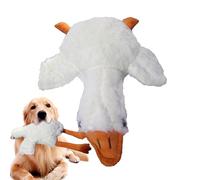 Dog Chew Toy - Plush Indestructible Dog Toys, Long Lasting Tough Boredom, | Bored Animals Entertainment | Puppy Chew Toy Plush White Duck | For Outdoor Indoor Balcony Yard Garden Camping Training