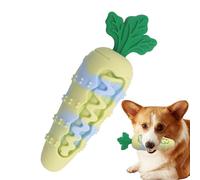 Dog Chew Toy, Puppy Squeaker, Tough Carrot Toy with 6.22x2.01 Inches, Aggressive Chewers for Training Outdoors, Entertaining Indoors, Distracting During Bath, Calming Travel Crates