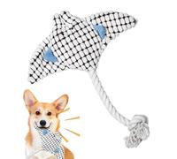 Dog Chew Toy, Sounded Sea Plush, Medium Size Gnawer with Gentle, Interactive Textile Playpiece, Pet Amusement with Whimsical Shape, Canine Activity for Home Yard
