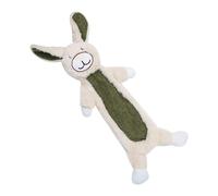 Dog Chew Toy - Squeaky Bunny Plush Toy, Enrichment Chewer, Funny Crumpled Paper, Soft Interactive Plush | Suitable for Medium Dogs