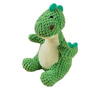 Dog Chew Toy, Squeaky Plush Dinosaur, Durabled Indestructible Design, Puppy Teething Reliefs Indoor Outdoor Use Breed Friendly for Training and Play, 9.45x8.27 Inches