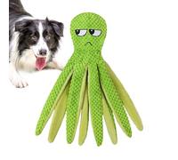 Dog Chew Toy - Treat-Dispensing with Sound - Dog Chewing Pet Teething Octopus | for Small Medium Large Breeds Living Room Balcony Yard Garden Camping