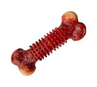 Dog Chew Toys - 18x6x4cm Chew-Proof Calming Bone Shape Enrichment Toy | Durable PVC Puppy Teething Toy For Indoor, Outdoor, Home, Backyard, Park, Holiday, Travel Play