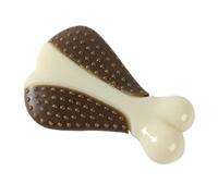 Dog Chew Toys Aggressive Chewers, Indestructible Beef Flavor, Interactive Oral Care, 12x6cm Durable Pet Supply for Strong Chewing Dogs Mimics a Chicken Leg to Entice