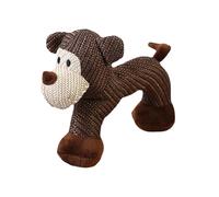 Dog Chew Toys - Aggressive Chewers Toy, Linen Squeaky Teething Interactive Monkey, Dogs Toys To Keep Them Busy | For Puppy Pet Enrichment Stimulation Training Boredom Play Exercise Indoor Outdoor