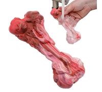 Dog Chew Toys - Bite Resistant Rubber Bone Shape | Textured Play Toy, Interactive Chew Aid for Pets, Teething Accessory