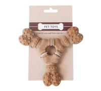 Dog Chew Toys for Aggressive Small Breeds, Interactive Bone-Shaped Toy, Teeth Cleaning, Boredom-Reducing Training Tool for Tug, Fetch, and Chewing Play at Home
