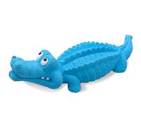 Dog Chew Toys for Large Dogs,Crocodile Dog Toys Aggressive Chewers Almost Indestructible Tough Natural Rubber Dog Toys Fits for Teeth Cleaning Gum Massage, Squeaky Dog Toys Puppy Chew Toys (Blue)