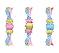 Dog Chew Toys for Puppies Rope Ball Interactive Chew Toy Teether Reusable