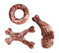 Dog Chew Toys - Nylon Design That Won't , Aggressive Chew Bone Set, Multi-Size Play Set, Heavy Duty Pet Teething Accessory | For P