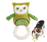 Dog Chew Toys | Owl Squeaky Dog Toys | Soft Comfort Puppy, Interactive Stuffed Pet Toy For Indoor And Outdoor, Durable Tough Pet ChewToys, Cute Squeaky, Rope Plush Chew Fetch Brain Stimulating