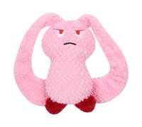 Dog Chew Toys, Rabbit Squeaky Sound Pet Toys, Portable Stuffed Animal, Long-Eared Rabbit Toy for Small and Medium Dogs with Plush Design 35x26.5x9 cm, Blue and Pink