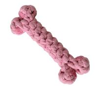 Dog Chew Toys, Soft Cotton Bone Puppy Biting Toy, 15.5cm/6.1 Inches Aggressive Chewers Dog Toy, Pet Teeth Cleaning Supplies For Dogs And Cats