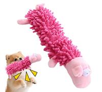 Dog Chew Toys - Squeaky Interactive Pet Toys, Enrichment Teething Game with Sturdy Squeak, Play Fetch Throwing Tossing, Biting Boredom Relief, Christmas Holiday for Dogs
