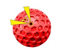 Dog Chew Toys | Treat Dispenser Dog Toy | Teeth Cleaning Ball | Rubber Ddog Chew Balls | Creative Sturdy Interactive Pet Supplies | Teeth Cleaning Treat Dispensing For All Kind Of Pets