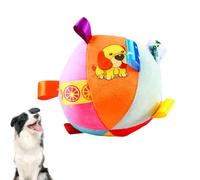 Dog Chew Trainer - 4.72 Inches Cute Voice Ball, Plush Interactive Toys, Pet Sound Accessory, Soft Cleaning Orb | Fun Puppy Plaything for Small Medium Large Dogs Training Entertainment Supplies