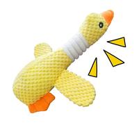 Dog Chewing Toys,Interactive Teething Cute Squeaky | Duck Plush Doll Interactive Dog Toys | for Home Indoor All Breeds Chewing Boredom Relief Enrichment