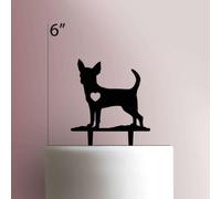 Dog ? ChihuahuaAcrylic Cake Topper 3mm Thick Premium Laser Cut Cake Decoration for Birthday, Wedding, Baby Shower & Party Cakes Durable Reusable