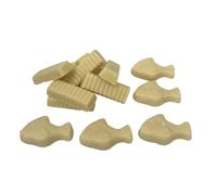 DOG CHOCS FISH & CHIPS Chocolates For Dogs DOG SAFE Chocolate Treat 100g-1kg 4cm MONSTER (500g)