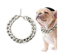 Dog Choke Collar | Adjustable Jewelry Chains Walking Metal Training Choke Collars | Aluminum Alloy Pet Necklace For Daily Activities, Indoor Use & Outdoor Activities